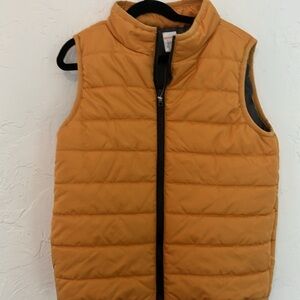 Gymboree Kids’ Medium 7-8 Mustard Gold Puffer Vest
